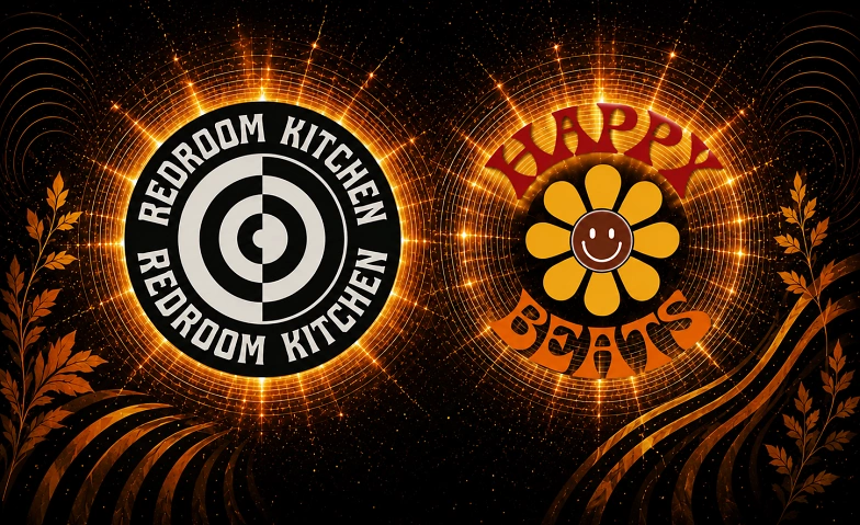 Flyer for RedRoom Kitchen X HappyBeats Daydance