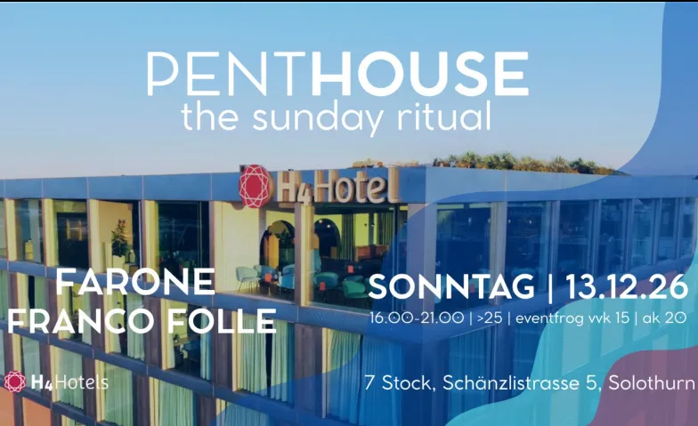 Flyer for PENTHOUSE - the sunday ritual