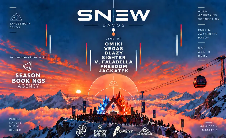 Flyer for SNEW Davos - Saturday 03.04.2027