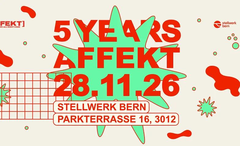 Flyer for 5 Years Affekt