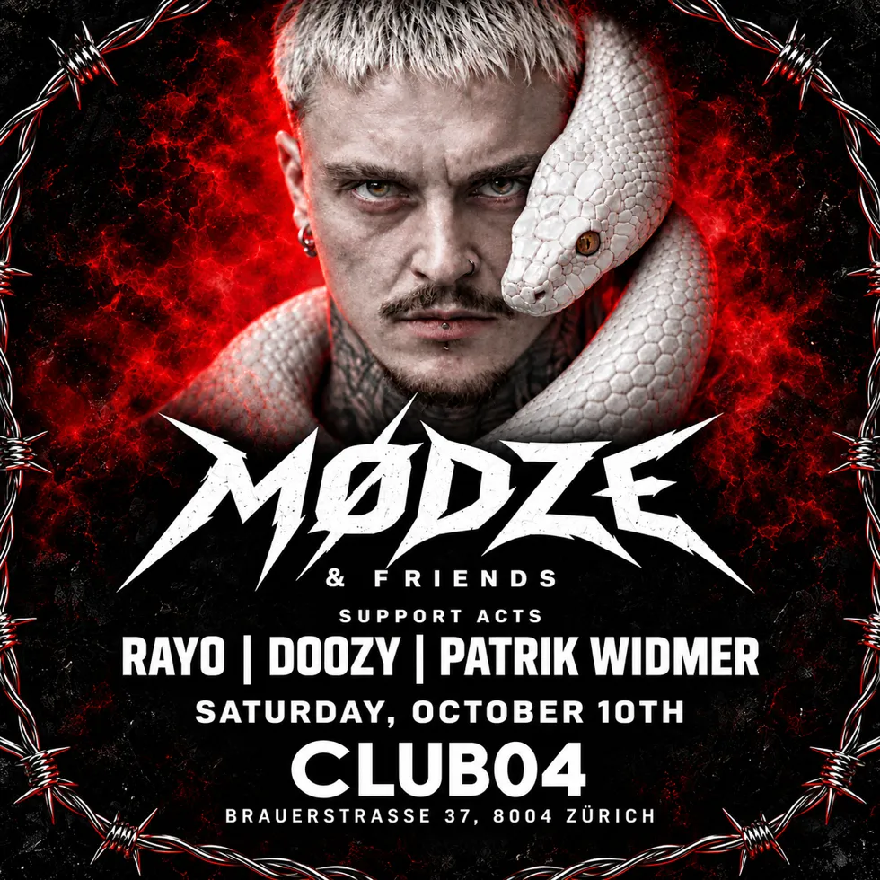 Flyer for MØDZE & FRIENDS