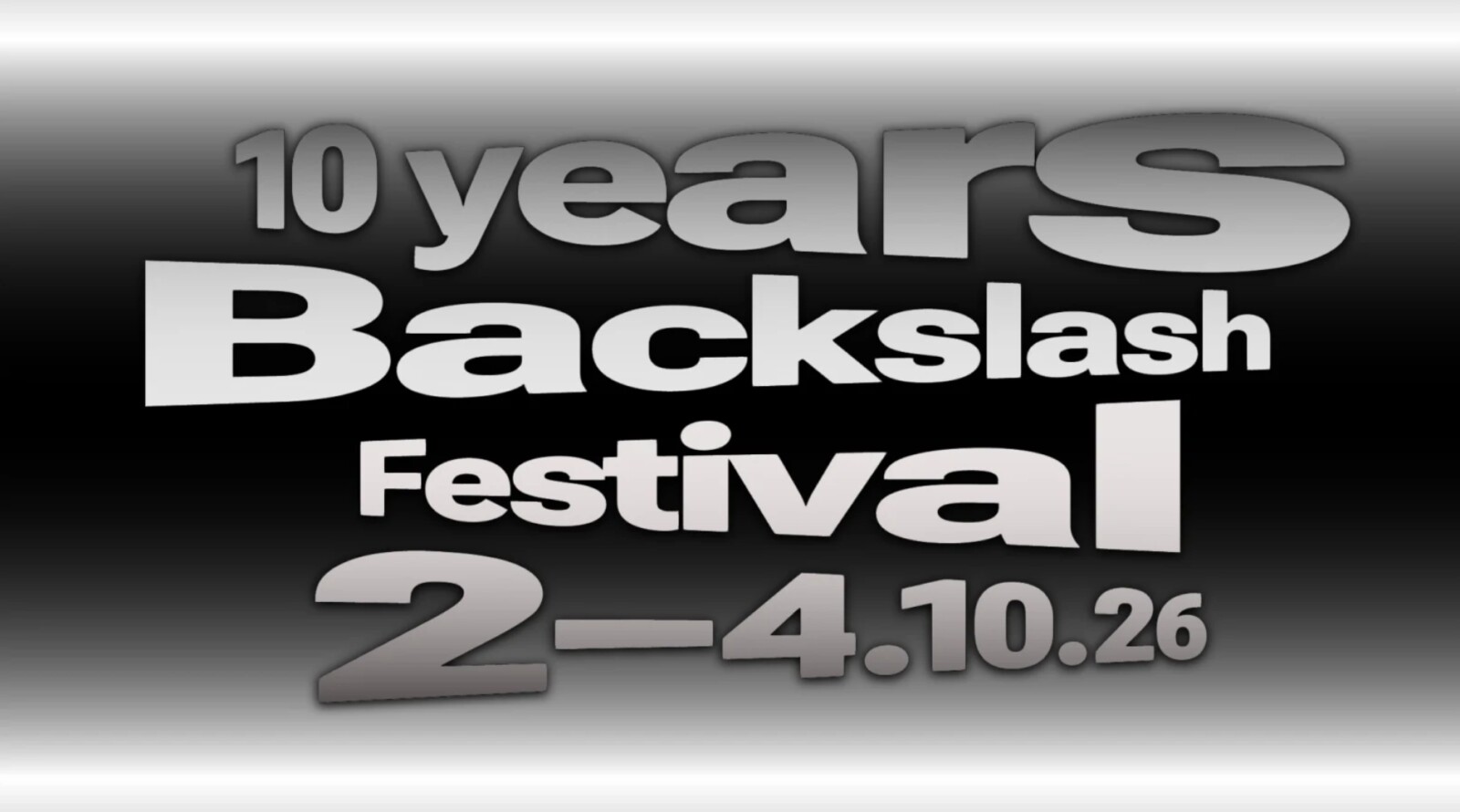 Flyer for Backlash Festival – Samstag