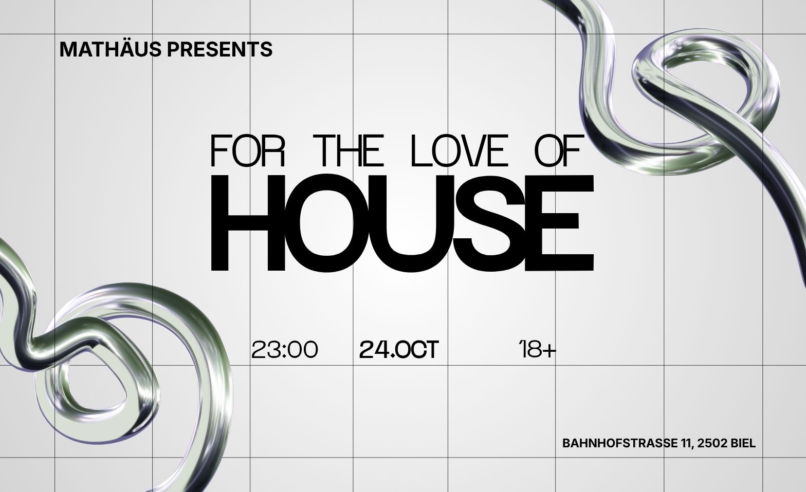 Flyer for Mathäus Presents: For the Love of House