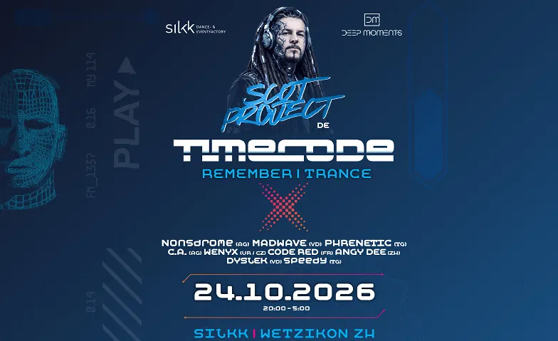 Flyer for TimeCode - Trance   Remember Trance
