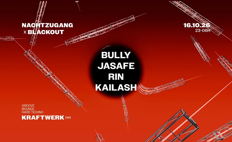 Flyer for Nachtzugang x Blackout