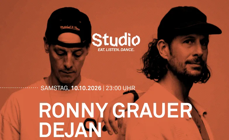 Flyer for RONNY GRAUER & DEJAN (ALL NIGHT LONG)