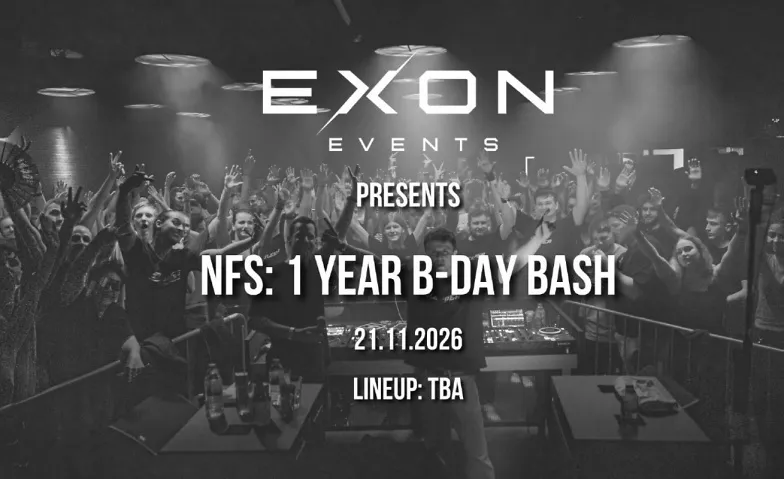Flyer for NEED FOR SPEED - 1 YEAR B-DAY BASH