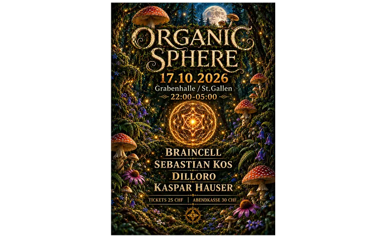 Flyer for Organic Sphere