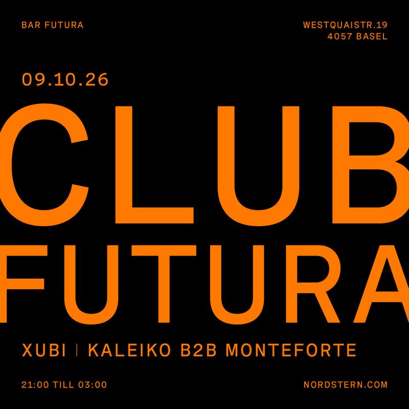 Flyer for Club Futura