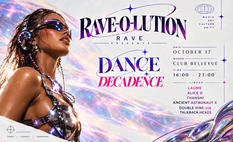 Flyer for Dance Decadence