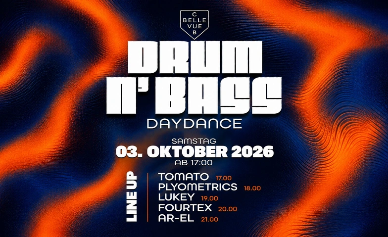 Flyer for DRUM N' BASS DAYDANCE