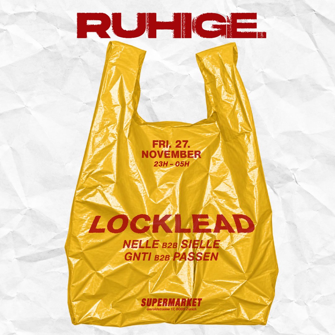 Flyer for RUHIGE