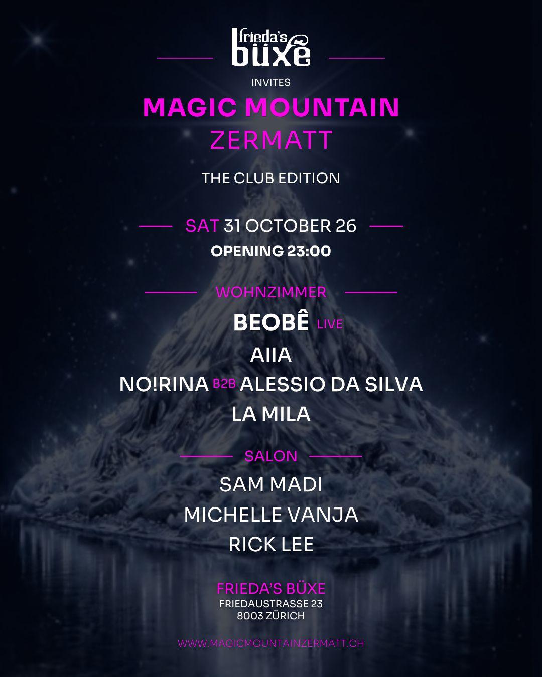 Flyer for ZERMATT MOUNTAIN