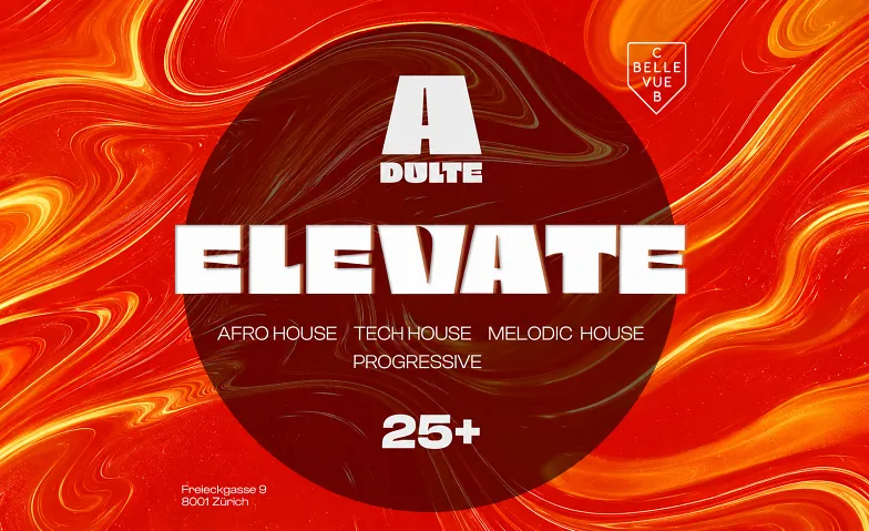Flyer for ADULTE: ELEVATE  HOUSE