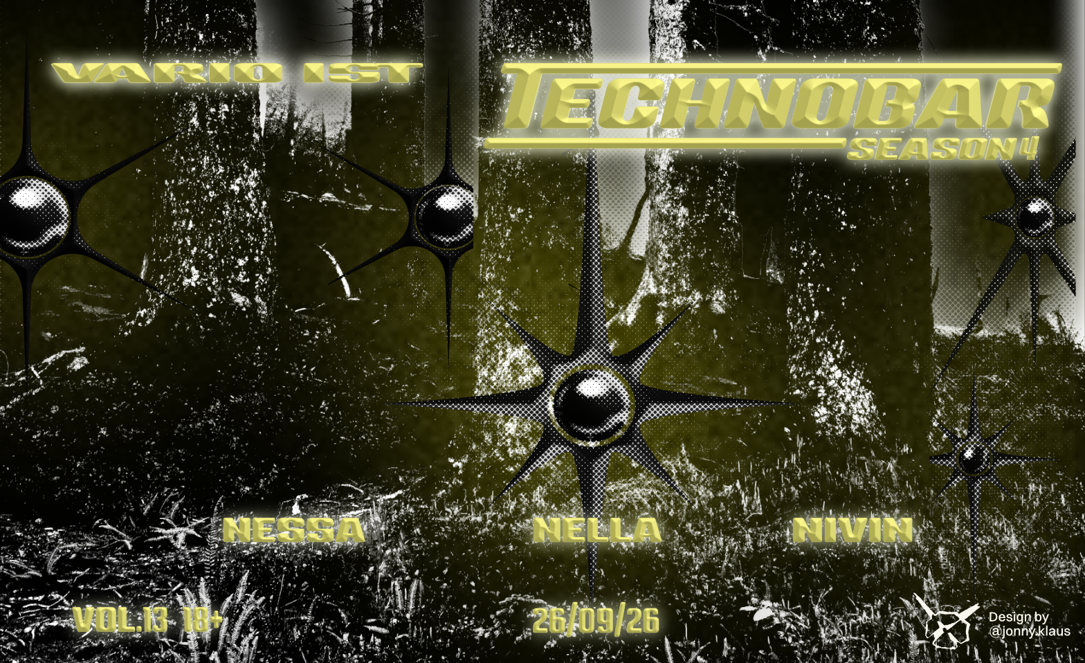 Flyer for TECHNOBAR