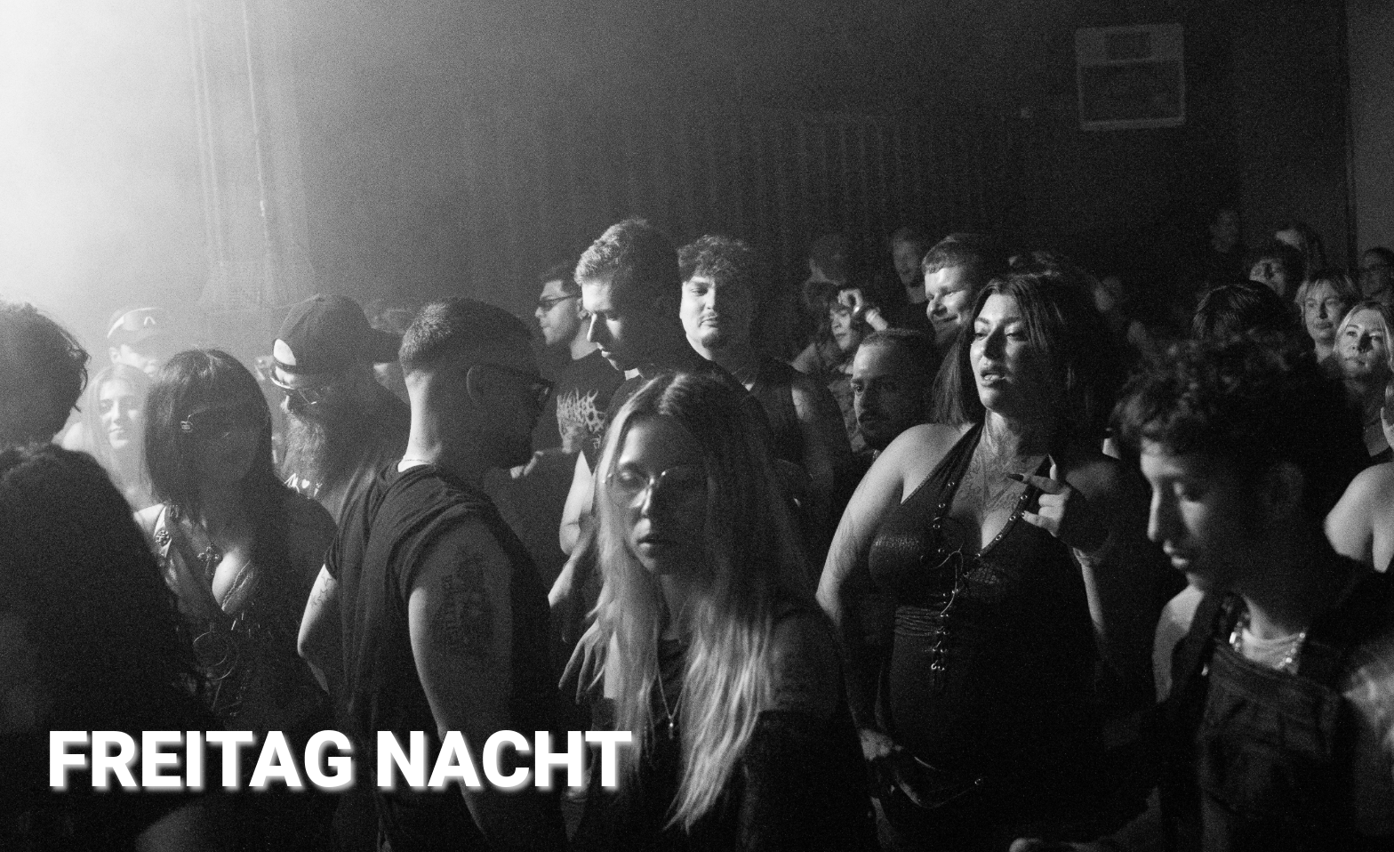 Flyer for Freitag Nacht