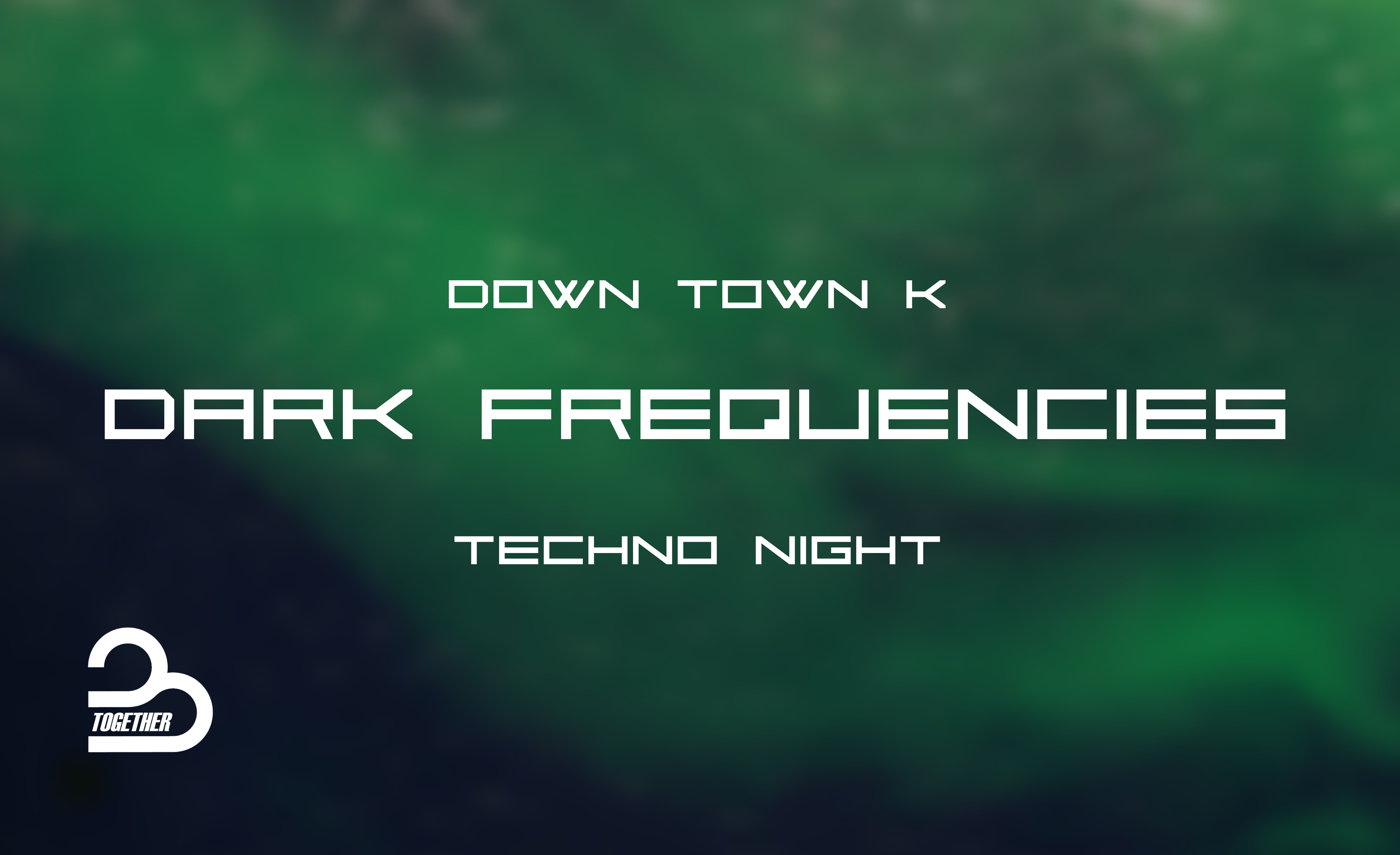 Flyer for Dark Frequencies - Soirée Techno